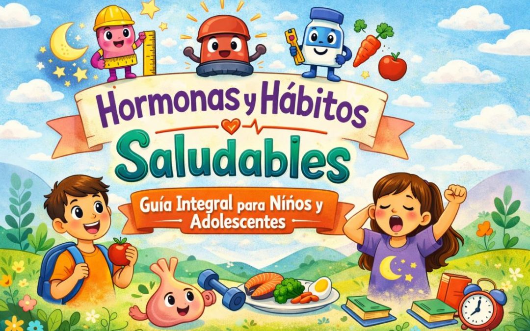 Guía integral sobre hormonas y hábitos saludables en la infancia y adolescencia